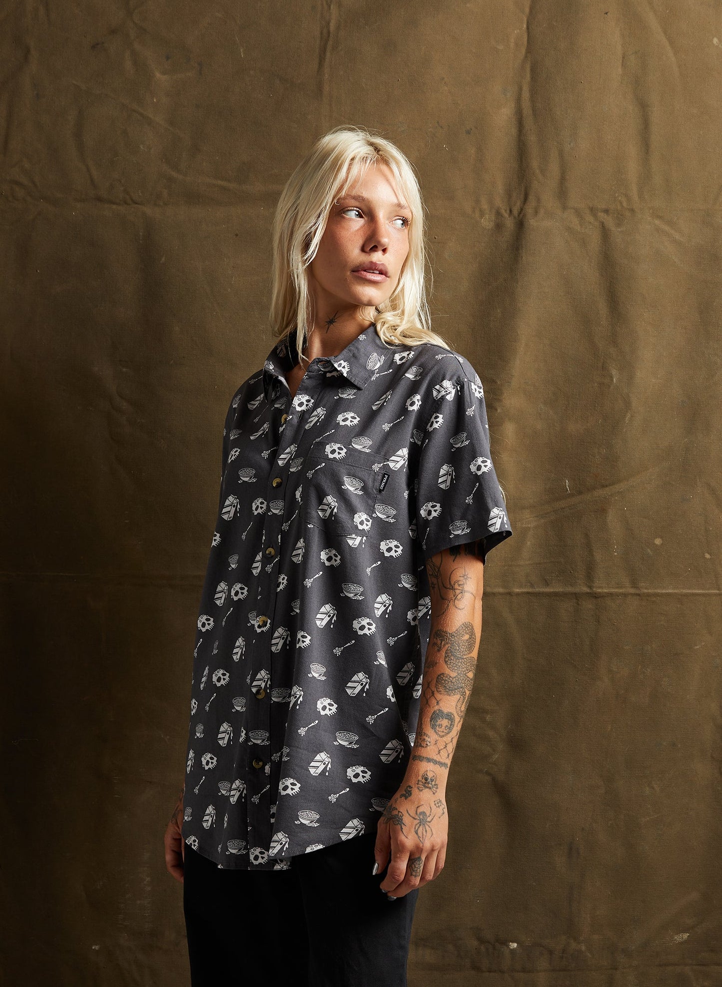 Cereal Killer Button-Up